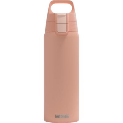 Sigg Drinkfles van roestvrij staal Shield One Rose Geschikt voor koolzuurhoudende dranken Waterdicht en licht BPA-vrij 18/8 roestvrij staal roze 0,75 l Sigg Drinkfles van roestvrij staal Shield One Rose Geschikt voor koolzuurhoudende dranken Waterdicht en licht BPA-vrij 18/8 roestvrij staal roze 0,75 l