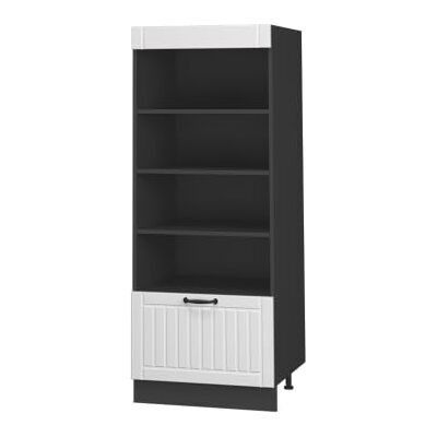 Vicco Étagère de cuisine "Fame-Line", Blanc campagne/Anthracite, 60cm Vicco Étagère de cuisine "Fame-Line", Blanc campagne/Anthracite, 60cm