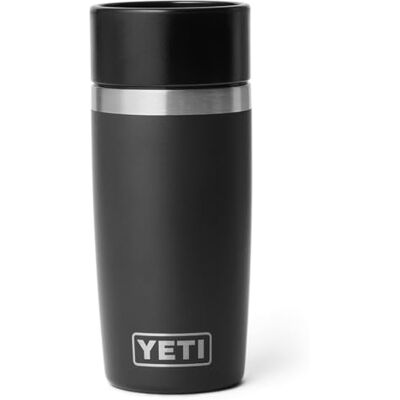 YETI Rambler Travel Bottle, vacuüm geïsoleerd roestvrij staal koffiefles met lekvrije hotshot switch-dop, zwart, 355 ml YETI Rambler Travel Bottle, vacuüm geïsoleerd roestvrij staal koffiefles met lekvrije hotshot switch-dop, zwart, 355 ml