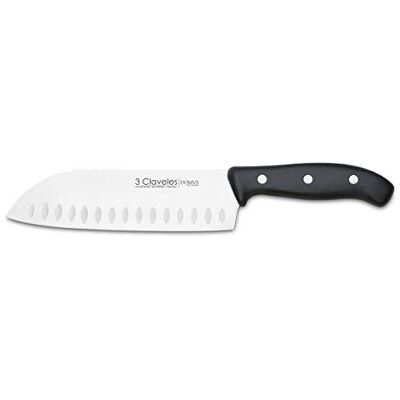 3 Claveles Japans Santoku honingraatmes, vlees, vis en groenten, roestvrij staal, DOMVS-lijn, 18 cm 7 3 Claveles Japans Santoku honingraatmes, vlees, vis en groenten, roestvrij staal, DOMVS-lijn, 18 cm 7