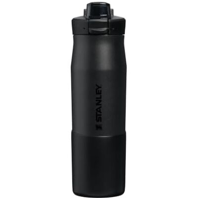 Stanley 1913 Vitalize Tempo waterfles 0,71L zwart 2.0 Houdt 12 uur koud, 30 uur ijskoud, BPA-vrij, lekvrij, vaatwasmachinebestendig, afneembare siliconen basis Stanley 1913 Vitalize Tempo waterfles 0,71L zwart 2.0 Houdt 12 uur koud, 30 uur ijskoud, BPA-vrij, lekvrij, vaatwasmachinebestendig, afneembare siliconen basis