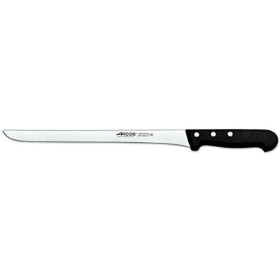 Arcos Snij-/hammes 11 inch met 280 mm roestvrijstalen lemmet, ergonomische polyoxymethyleen POM-handgreep, universele serie, lang en robuust lemmet met nevel, zwart Arcos Snij-/hammes 11 inch met 280 mm roestvrijstalen lemmet, ergonomische polyoxymethyleen POM-handgreep, universele serie, lang en robuust lemmet met nevel, zwart