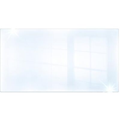 DarHaus Glazen fornuisafdekplaat, 80 x 52 cm, voor elektrische fornuizen of inductiekookplaten, spatbescherming, decoratieve snijplank, transparant DarHaus Glazen fornuisafdekplaat, 80 x 52 cm, voor elektrische fornuizen of inductiekookplaten, spatbescherming, decoratieve snijplank, transparant