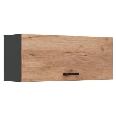 Vicco Elément haut de cuisine "R-Line", Chêne doré/Anthracite 100 cm Porte s'ouvrant vers le haut · 1 Tablette · Profondeur – 31 cm · Librement combinable · ✓ Rangement pratique Vicco Elément haut de cuisine "R-Line", Chêne doré/Anthracite 100 cm Porte s'ouvrant vers le haut · 1 Tablette · Profondeur – 31 cm · Librement combinable · ✓ Rangement pratique