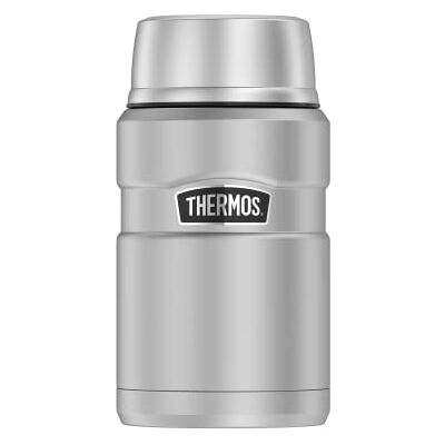 Thermos Stainless King container roestvrij staal, mat, 0,71 liter Thermos Stainless King container roestvrij staal, mat, 0,71 liter