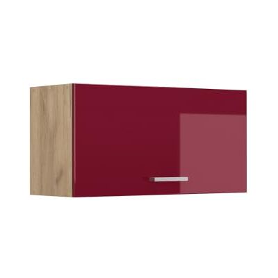 Vicco Elément haut de cuisine "R-Line", Rouge brillant/Chêne doré 80 cm Porte s'ouvrant vers le haut · 1 Tablette · Profondeur – 31 cm · Librement combinable · ✓ Rangement pratique Vicco Elément haut de cuisine "R-Line", Rouge brillant/Chêne doré 80 cm Porte s'ouvrant vers le haut · 1 Tablette · Profondeur – 31 cm · Librement combinable · ✓ Rangement pratique