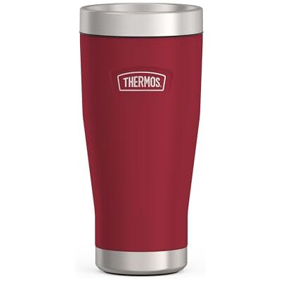 Thermos ICON MUG beker van roestvrij staal, 0,47 l, rood/framboos mat, 470 ml, vaatwasmachinebestendig, volledig lekvrij, BPA-vrij Thermos ICON MUG beker van roestvrij staal, 0,47 l, rood/framboos mat, 470 ml, vaatwasmachinebestendig, volledig lekvrij, BPA-vrij