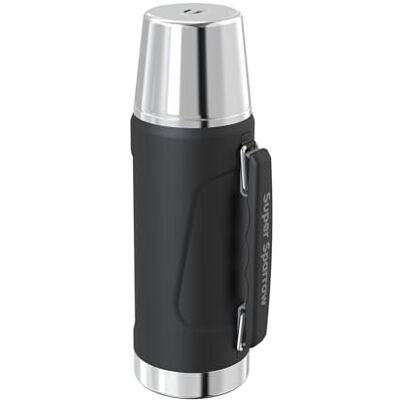 Super Sparrow Thermosfles, 1000 ml, thermosfles van roestvrij staal, BPA-vrij, houdt 12 uur warm of 24 uur koud, lekvrij Super Sparrow Thermosfles, 1000 ml, thermosfles van roestvrij staal, BPA-vrij, houdt 12 uur warm of 24 uur koud, lekvrij