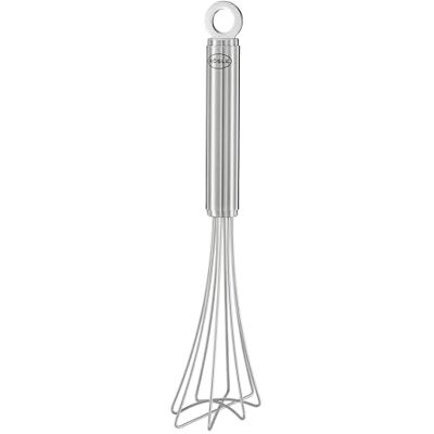 RÖSLE Hoogwaardige gourmetgarde met robuuste gespen, ronde handgreep met ophangoog, roestvrij staal 18/10, vaatwasmachinebestendig, 27 cm, zilver RÖSLE Hoogwaardige gourmetgarde met robuuste gespen, ronde handgreep met ophangoog, roestvrij staal 18/10, vaatwasmachinebestendig, 27 cm, zilver