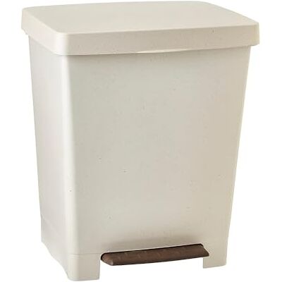 TATAY Keukenafvalemmer met pedaal, Cubik, 21 l, 100% gerecycled, BPA-vrij Keukenafvalemmer met Cubik-pedaal, matte afwerking, voor zakken van 20 tot 30 l, 33,5 x 30 x 39 cm, voor keuken TATAY Keukenafvalemmer met pedaal, Cubik, 21 l, 100% gerecycled, BPA-vrij Keukenafvalemmer met Cubik-pedaal, matte afwerking, voor zakken van 20 tot 30 l, 33,5 x 30 x 39 cm, voor keuken