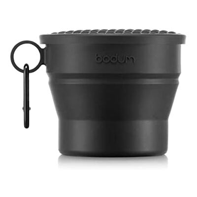 Bodum K12060-01S BISTRO reisbeker met deksel en karabijnhaak, 0,3 l Bodum K12060-01S BISTRO reisbeker met deksel en karabijnhaak, 0,3 l