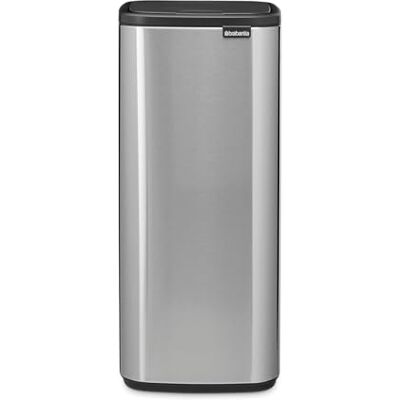Brabantia Bo Touch vuilnisemmer 30 l (mat staal) – compacte keukenemmer met automatische soft-touch opening – afvalscheidingssysteem met afneembare emmer – gratis PerfectFit vuilniszakken inbegrepen Brabantia Bo Touch vuilnisemmer 30 l (mat staal) – compacte keukenemmer met automatische soft-touch opening – afvalscheidingssysteem met afneembare emmer – gratis PerfectFit vuilniszakken inbegrepen