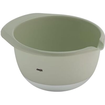 Emsa Prep&Bake K3242834 mengkom van kunststof met antislip bodem, schenkrand en praktische handgreep, stapelbaar, groen, 2,8 liter Emsa Prep&Bake K3242834 mengkom van kunststof met antislip bodem, schenkrand en praktische handgreep, stapelbaar, groen, 2,8 liter