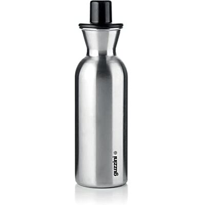 Guzzini Kitchen Active Design, PERFECT DRESSING STEEL EDITION, Olie/azijnmaker van roestvrij staal Zwart, Ø 6,5 x H 22,5 cm 500ml 11720110 Guzzini Kitchen Active Design, PERFECT DRESSING STEEL EDITION, Olie/azijnmaker van roestvrij staal Zwart, Ø 6,5 x H 22,5 cm 500ml 11720110