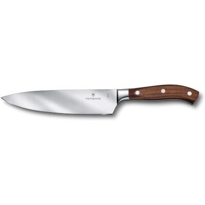 Victorinox , 7.7400.20G, grootmeester, tranchiermesser, extra scherpe schijf, met rechte gesp, met edlem houten klauw, bruin, Victorinox , 7.7400.20G, grootmeester, tranchiermesser, extra scherpe schijf, met rechte gesp, met edlem houten klauw, bruin,