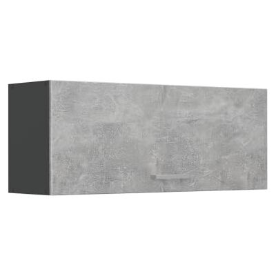Vicco Elément haut de cuisine "R-Line", Béton/Anthracite 100 cm Porte s'ouvrant vers le haut · 1 Tablette · Profondeur – 31 cm · Librement combinable · ✓ Rangement pratique Vicco Elément haut de cuisine "R-Line", Béton/Anthracite 100 cm Porte s'ouvrant vers le haut · 1 Tablette · Profondeur – 31 cm · Librement combinable · ✓ Rangement pratique