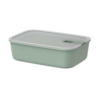 Mepal Boîte de conservation alimentaire EasyClip Boîte de rangement avec couvercle et fermeture à pression Pour le micro-ondes, le four à vapeur et le congélateur – 1500 ml – Nordic sage Mepal Boîte de conservation alimentaire EasyClip Boîte de rangement avec couvercle et fermeture à pression Pour le micro-ondes, le four à vapeur et le congélateur – 1500 ml – Nordic sage