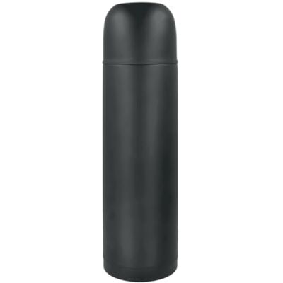 Metaltex Universe Black Dubbelwandige thermosfles, zwart, 1 liter Metaltex Universe Black Dubbelwandige thermosfles, zwart, 1 liter