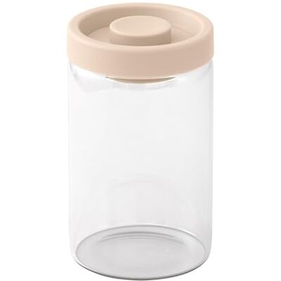 Brabantia Vacuüm voorraadpot van 1,2 liter met geïntegreerd pompdeksel en transparant bovendesign, geschikt voor koffie, thee of droge ingrediënten in kasten Brabantia Vacuüm voorraadpot van 1,2 liter met geïntegreerd pompdeksel en transparant bovendesign, geschikt voor koffie, thee of droge ingrediënten in kasten