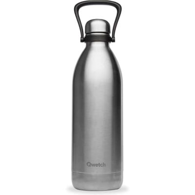 QWETCH Grote thermosfles 2 liter roestvrij staal 48 uur koud en 16 uur warm Waterdicht en BPA-vrij Roestvrijstalen drinkfles met draaggreep QWETCH Grote thermosfles 2 liter roestvrij staal 48 uur koud en 16 uur warm Waterdicht en BPA-vrij Roestvrijstalen drinkfles met draaggreep