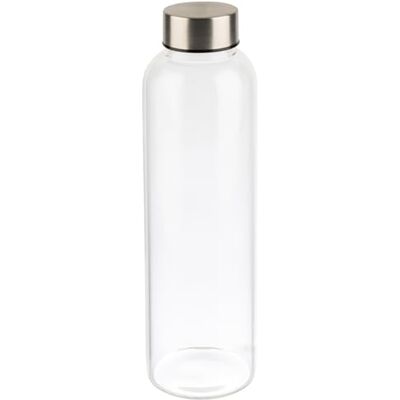 APS 66907 glazen drinkfles, transparant, 6,5 x 6,5 cm, hoogte 23,5 cm, diameter 6,5 cm, 0,55 l APS 66907 glazen drinkfles, transparant, 6,5 x 6,5 cm, hoogte 23,5 cm, diameter 6,5 cm, 0,55 l