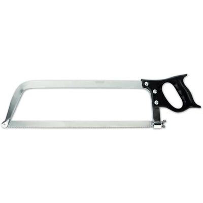 Arcos Vleeszaag van roestvrij staal 430 mm en ergonomische handgreep van polypropyleen. Professionele zaag voor het snijden van vlees en botten. Gekarteld lemmet. Kleur: zwart Arcos Vleeszaag van roestvrij staal 430 mm en ergonomische handgreep van polypropyleen. Professionele zaag voor het snijden van vlees en botten. Gekarteld lemmet. Kleur: zwart