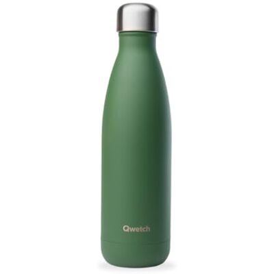 QWETCH Thermosfles kaki 500 ml 24 uur koud en 12 uur warm Waterdicht, BPA-vrij en herbruikbaar Thermosfles voor sport, reizen, kantoor QWETCH Thermosfles kaki 500 ml 24 uur koud en 12 uur warm Waterdicht, BPA-vrij en herbruikbaar Thermosfles voor sport, reizen, kantoor