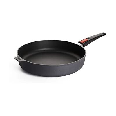 Woll Diamond Lite Pan met hoge rand, Ø 32 cm, hoogte 6,5 cm, met afneembare handgreep, geschikt voor glaskeramiek, gas, elektrisch, halogeen, niet geschikt voor inductiekookplaten, gietijzer Woll Diamond Lite Pan met hoge rand, Ø 32 cm, hoogte 6,5 cm, met afneembare handgreep, geschikt voor glaskeramiek, gas, elektrisch, halogeen, niet geschikt voor inductiekookplaten, gietijzer
