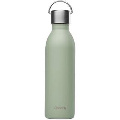 QWETCH Thermosfles Active linde-groen 600 ml Drinkfles met handvat van gerecycled roestvrij staal 24 uur koud en 12 uur warm Waterdicht, BPA-vrij en compact QWETCH Thermosfles Active linde-groen 600 ml Drinkfles met handvat van gerecycled roestvrij staal 24 uur koud en 12 uur warm Waterdicht, BPA-vrij en compact