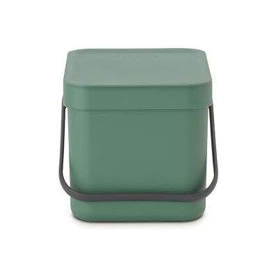 Brabantia Sort & Go Prullenbak, Afvalemmer, Fir Green, 6 liter Brabantia Sort & Go Prullenbak, Afvalemmer, Fir Green, 6 liter
