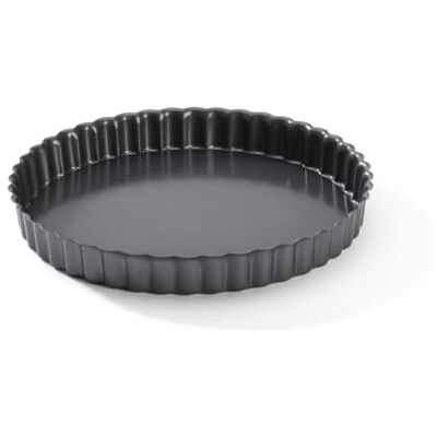 DE BUYER Ronde geribbelde taartvorm met afneembare bodem van anti-aanbaklaag Diameter 20 cm Zwart DE BUYER Ronde geribbelde taartvorm met afneembare bodem van anti-aanbaklaag Diameter 20 cm Zwart