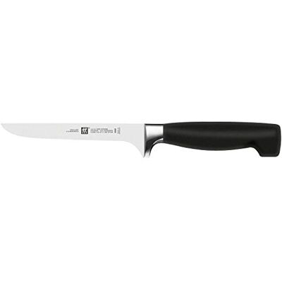 ZWILLING Uitbeenmes, lemmet: 14 cm, staal speciale formule, zwarte handgreep, Four Star serie ZWILLING Uitbeenmes, lemmet: 14 cm, staal speciale formule, zwarte handgreep, Four Star serie