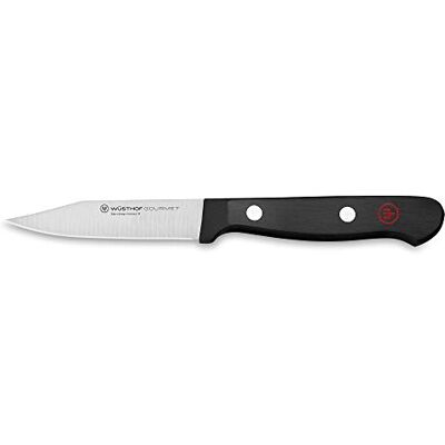 Wusthof WÜSTHOF Gourmet groentemes, 8 cm, zwart/zilver Wusthof WÜSTHOF Gourmet groentemes, 8 cm, zwart/zilver