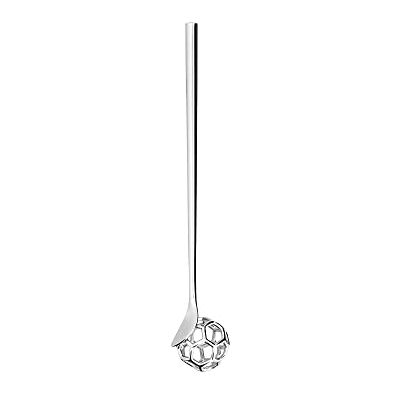 Alessi 18/10 roestvrij staal acacia honinglepel zilver gepolijst Alessi 18/10 roestvrij staal acacia honinglepel zilver gepolijst