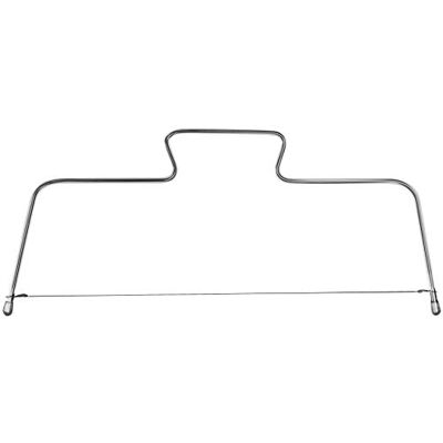 Zenker Cake Cutter 34 cm PATISSERIE, in hoogte verstelbare snijhulp, roestvrij staal taart bodem verdeler (kleur: zilver), hoeveelheid: 1 stuk, 34 x 15 x 0,6 cm Zenker Cake Cutter 34 cm PATISSERIE, in hoogte verstelbare snijhulp, roestvrij staal taart bodem verdeler (kleur: zilver), hoeveelheid: 1 stuk, 34 x 15 x 0,6 cm