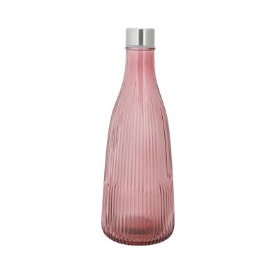 Cosy & Trendy Atla glazen fles, bordeaux, 1 l Cosy & Trendy Atla glazen fles, bordeaux, 1 l