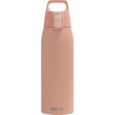 Sigg Shield One Drinkfles (0,75 l/1 l), waterdichte en herbruikbare roestvrijstalen drinkfles, duurzame roestvrijstalen waterfles met One Top sluiting voor eenvoudig openen, Shy Pink Sigg Shield One Drinkfles (0,75 l/1 l), waterdichte en herbruikbare roestvrijstalen drinkfles, duurzame roestvrijstalen waterfles met One Top sluiting voor eenvoudig openen, Shy Pink