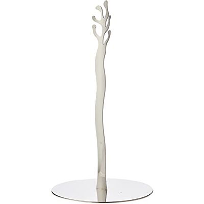 Alessi Mediterraneo ESI02 Design keukenrolhouder roestvrij staal hoogglans gepolijst zilver 14 x 18,5 x 22,5 cm Alessi Mediterraneo ESI02 Design keukenrolhouder roestvrij staal hoogglans gepolijst zilver 14 x 18,5 x 22,5 cm