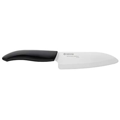 Kyocera FK140WHBKEU – Kleine Santoku collectie Gen, zwart, keramisch mes, 11,5 cm, hoge kwaliteit, extreem scherp en duurzaam – nieuwe verpakking Kyocera FK140WHBKEU – Kleine Santoku collectie Gen, zwart, keramisch mes, 11,5 cm, hoge kwaliteit, extreem scherp en duurzaam – nieuwe verpakking
