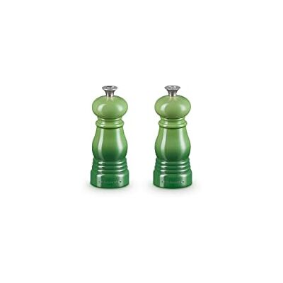 Le Creuset Zout- en pepermolenset, keramisch mechanisme, bamboe, 44900114080000 Le Creuset Zout- en pepermolenset, keramisch mechanisme, bamboe, 44900114080000