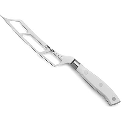 Arcos Riviera Blanc kaasmes lemmet van gesmeed roestvrij staal, nitrum, 145 mm handvat van polyoxymethyleen (POM) kleur: wit Arcos Riviera Blanc kaasmes lemmet van gesmeed roestvrij staal, nitrum, 145 mm handvat van polyoxymethyleen (POM) kleur: wit