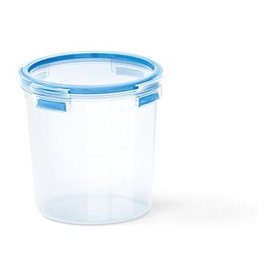 Emsa 508553 ronde voedseldoos met deksel, 2,0 liter, transparant (blauw) Emsa 508553 ronde voedseldoos met deksel, 2,0 liter, transparant (blauw)