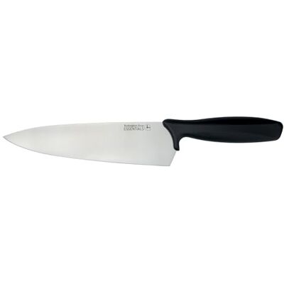 Rio Essentials Koksmes, zwart handvat, 24 cm Rio Essentials Koksmes, zwart handvat, 24 cm