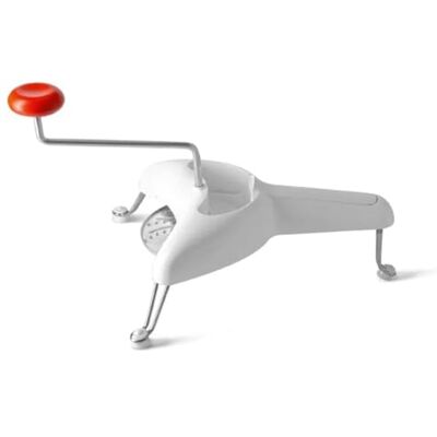 Moulinex Mouli-Julienne, Classic Rasp, handmatige snijmachine Rasp, schijf en julienne messen van roestvrij staal praktische handmatige bediening Moulinex Mouli-Julienne, Classic Rasp, handmatige snijmachine Rasp, schijf en julienne messen van roestvrij staal praktische handmatige bediening