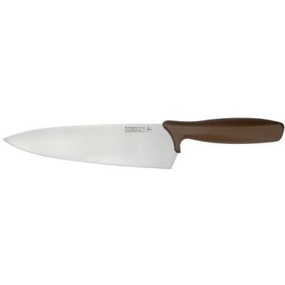 Rio Essentials Koksmes 24 cm, bruin handvat voor groenten, kleurgecodeerd keukenmes voor hygiëne en voedselallergenen, roestvrij staal Rio Essentials Koksmes 24 cm, bruin handvat voor groenten, kleurgecodeerd keukenmes voor hygiëne en voedselallergenen, roestvrij staal