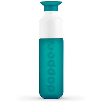 Dopper Original Bleu Pacifique waterfles 450 ml, herbruikbare fles voor sport, 100% recyclebaar, zonder BPA, geschikt voor sport, fitness, school en kantoor Dopper Original Bleu Pacifique waterfles 450 ml, herbruikbare fles voor sport, 100% recyclebaar, zonder BPA, geschikt voor sport, fitness, school en kantoor