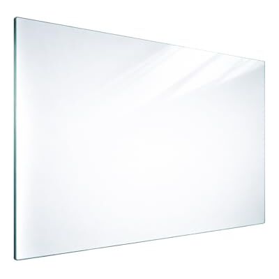 DarHaus Afdekplaat van glas, 60 x 52 cm, voor elektrisch fornuis, inductiekookplaat, decoratie, spatbescherming, snijplank, wit DarHaus Afdekplaat van glas, 60 x 52 cm, voor elektrisch fornuis, inductiekookplaat, decoratie, spatbescherming, snijplank, wit