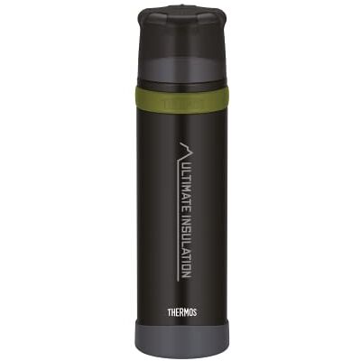 Thermos fles van roestvrij staal, 0,9 l, zwart Thermos fles van roestvrij staal, 0,9 l, zwart