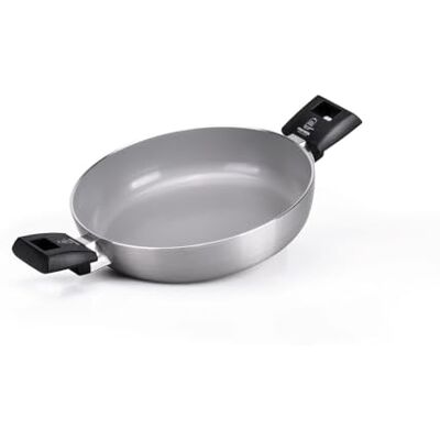 Moneta Innova steelpan 24 cm, natuurlijke FineGres coating (geen PFAS), ook voor inductie, 100% Made in Italy Moneta Innova steelpan 24 cm, natuurlijke FineGres coating (geen PFAS), ook voor inductie, 100% Made in Italy