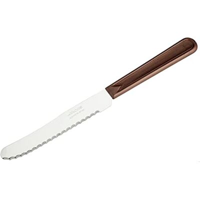 Arcos Tafelmessen tafelmes lemmet van nitrum roestvrij staal 10,2 cm bruin polypropyleen handvat Arcos Tafelmessen tafelmes lemmet van nitrum roestvrij staal 10,2 cm bruin polypropyleen handvat